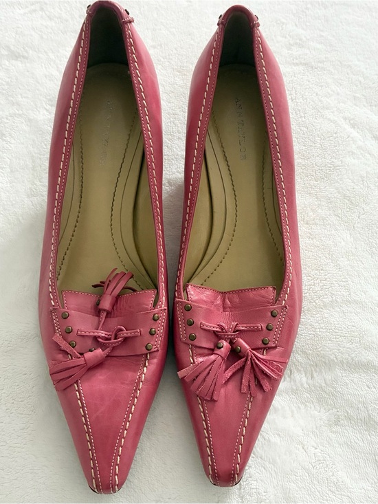 Ann Taylor Shoes - Ann Taylor Vintage Pink Kitten Heels